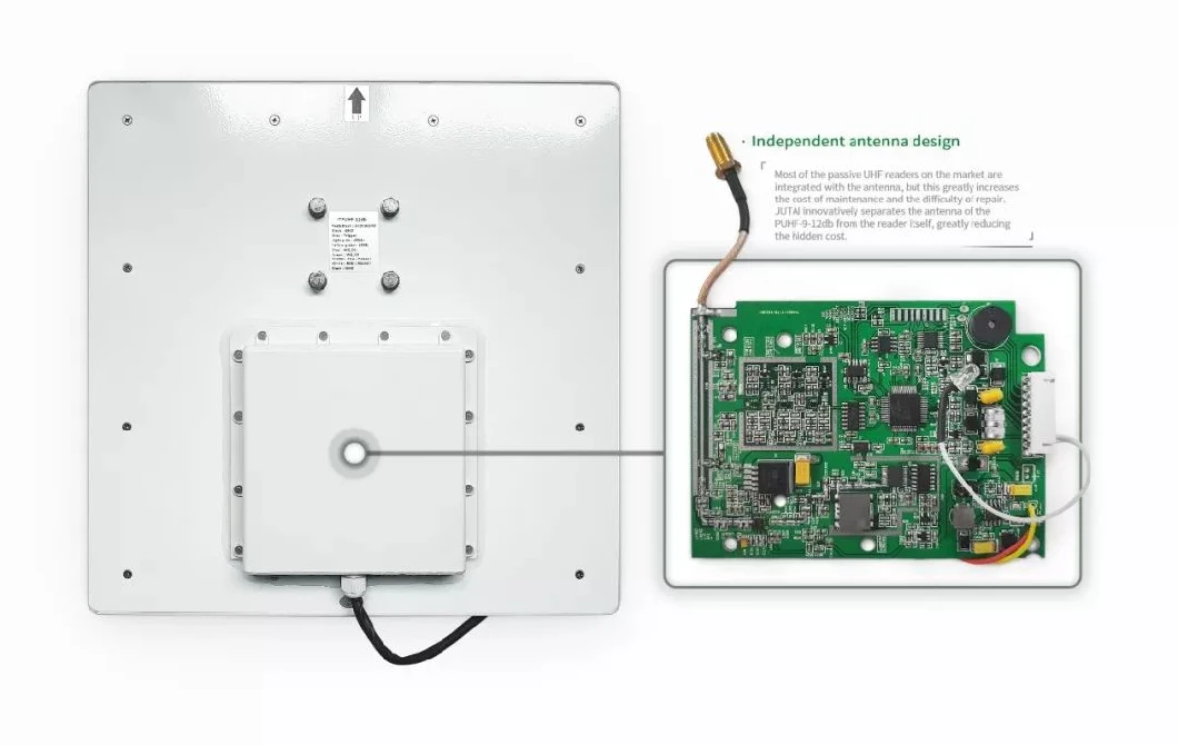 Low Radiation Value UHF Long Range Reader 15m Detection Range For Parking Management 2