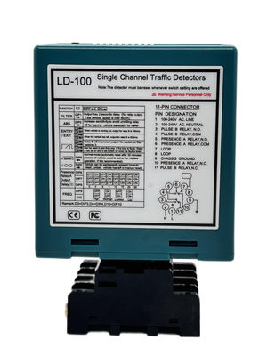 Buy 15-2000 μH 100-240 VAC Single Channel Loop Detector For Boom Barrier Safety Accurate Detection online manufacture