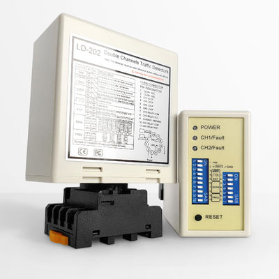 Buy Industrial gate automation Inductive Dual channel loop detector 12-24 VADC Accurate detection online manufacture