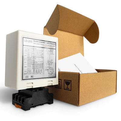 Buy White 2 Channel Loop Detector Road Loop Detector with 17 Dip Switch online manufacture