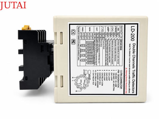 Buy Dual Channel Loop Detector for Parking Barrier Gates with 8-Level Sensitivity Adjustment online manufacture