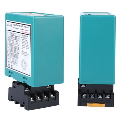 Professional Vehicle Loop Detector Accurate LED Fault Indication Anti-crosstalk Interference Package Size 136*86*52 Mm